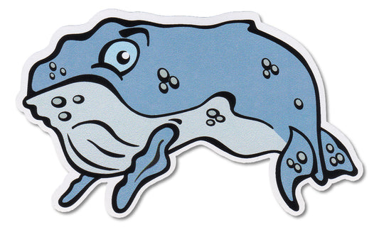 Scrapimals - Whale Sticker